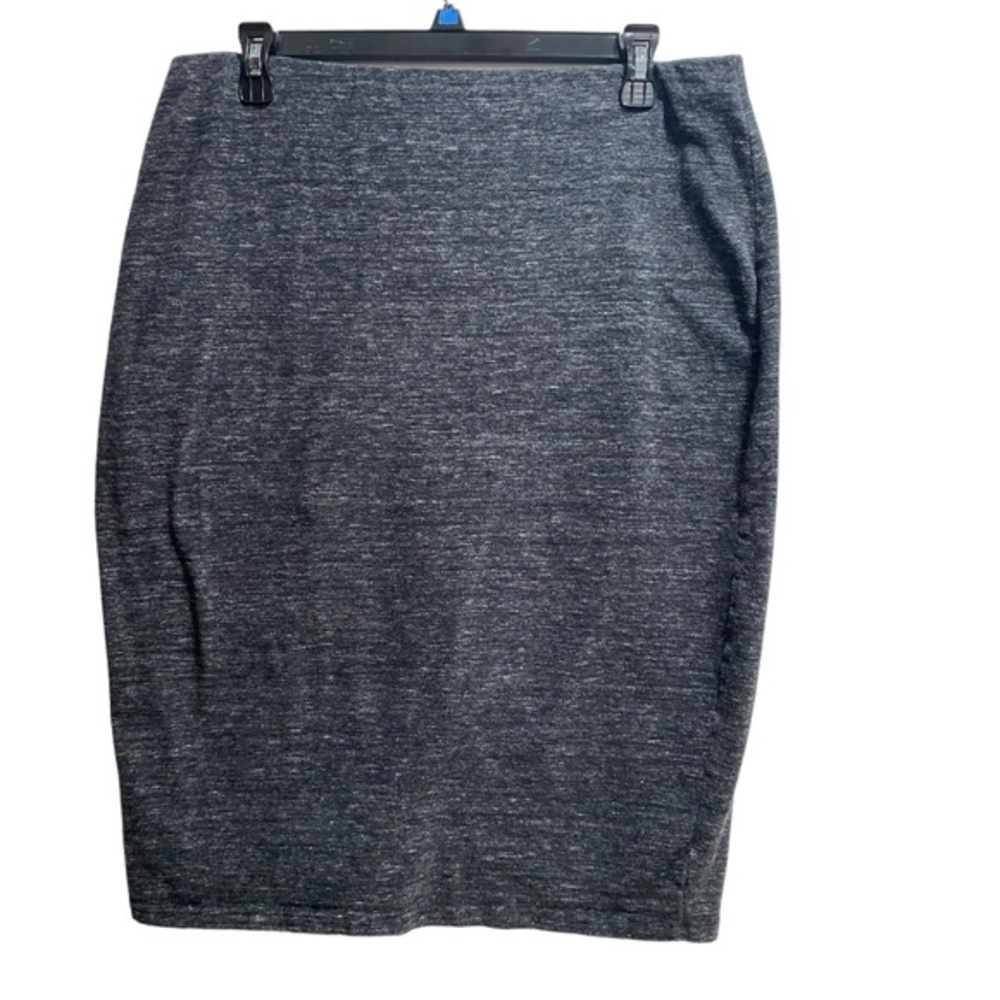 Philosophy Republic Clothing Knee Length Skirt, Gray size Large‎